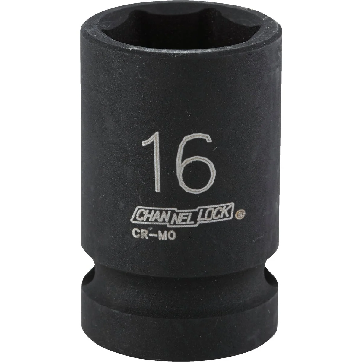 Organic Channellock 1 2 In. Drive 16 mm 6-Point Shallow Metric Impact Socket High-Performance