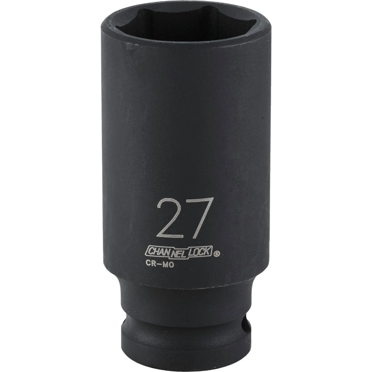 Refined Channellock 1 2 In. Drive 27 mm 6-Point Deep Metric Impact Socket Carefully Designed