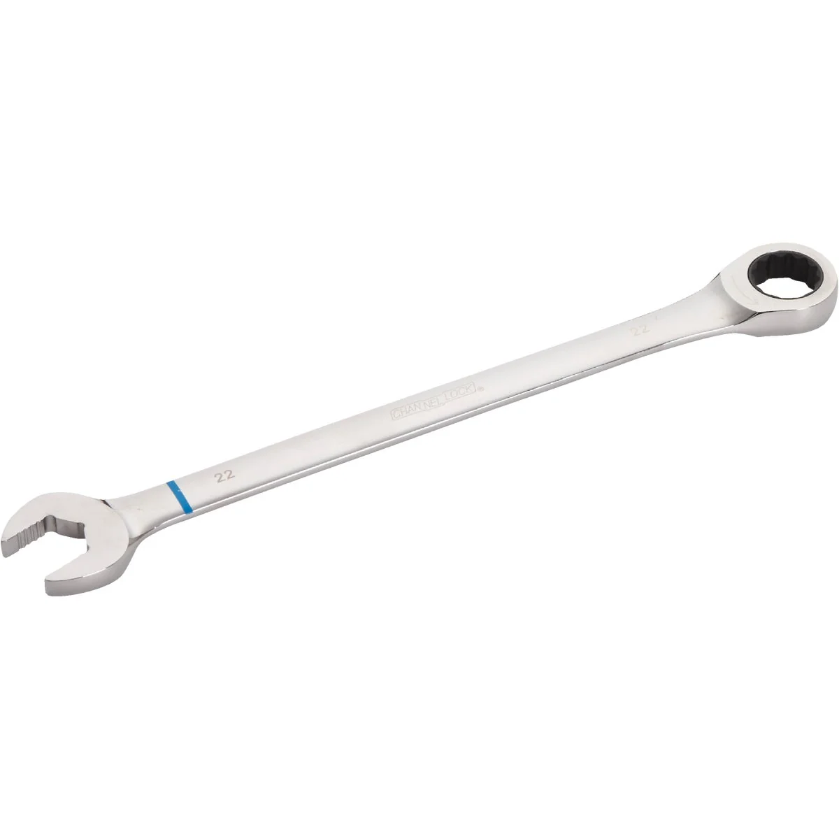 Enhanced Channellock Metric 22 mm 12-Point Ratcheting Combination Wrench Modern
