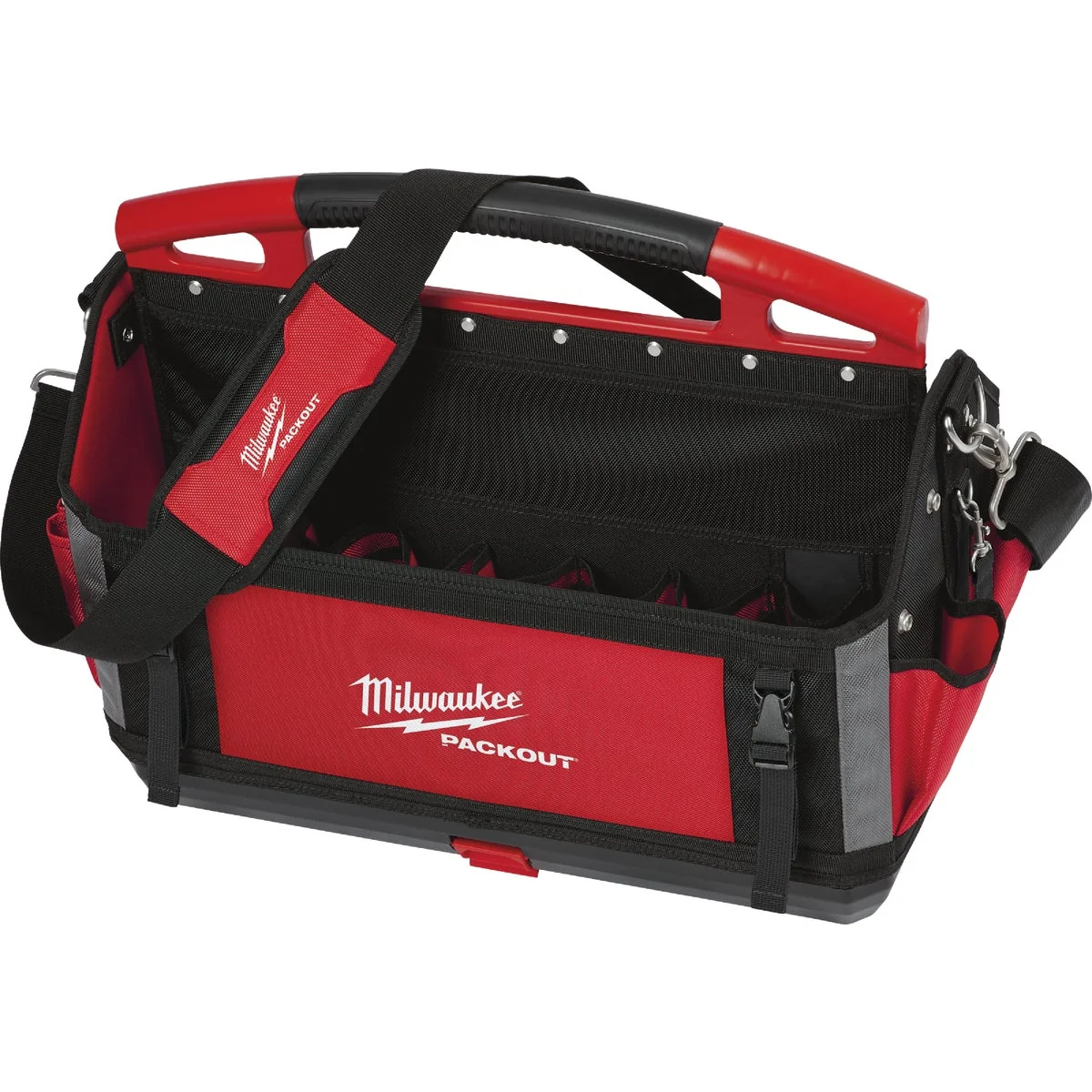 Reusable Milwaukee PACKOUT 32-Pocket 20 In. Tool Tote Recyclable