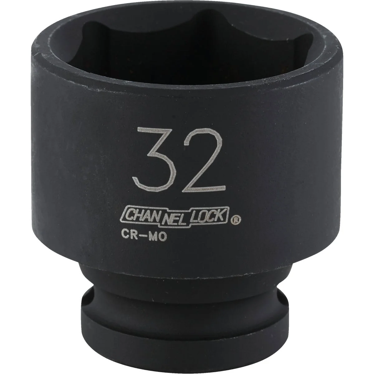 Smooth Channellock 1 2 In. Drive 32 mm 6-Point Shallow Metric Impact Socket Convenient