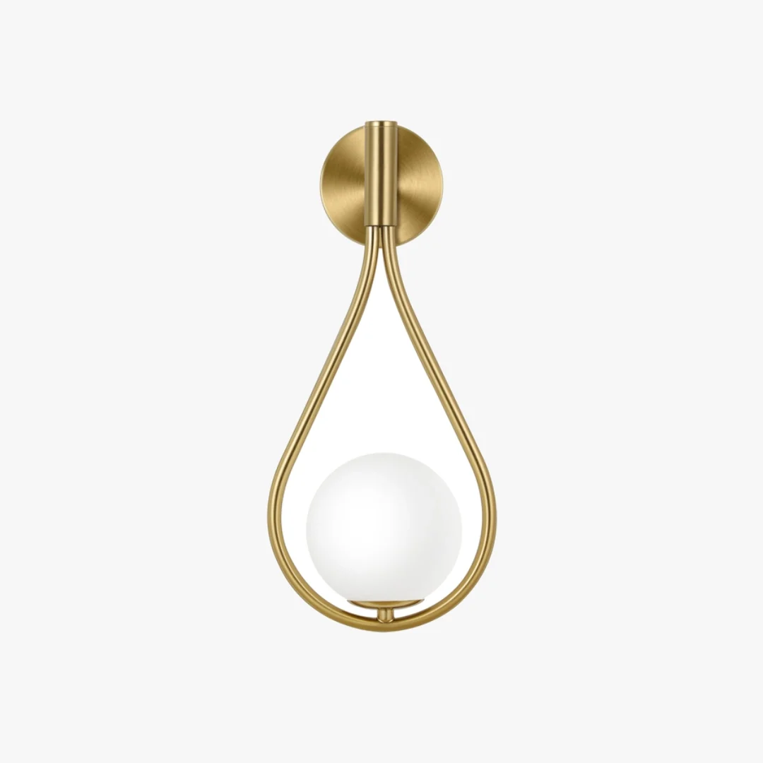 Stylish Glazen bol wandlamp Trusted