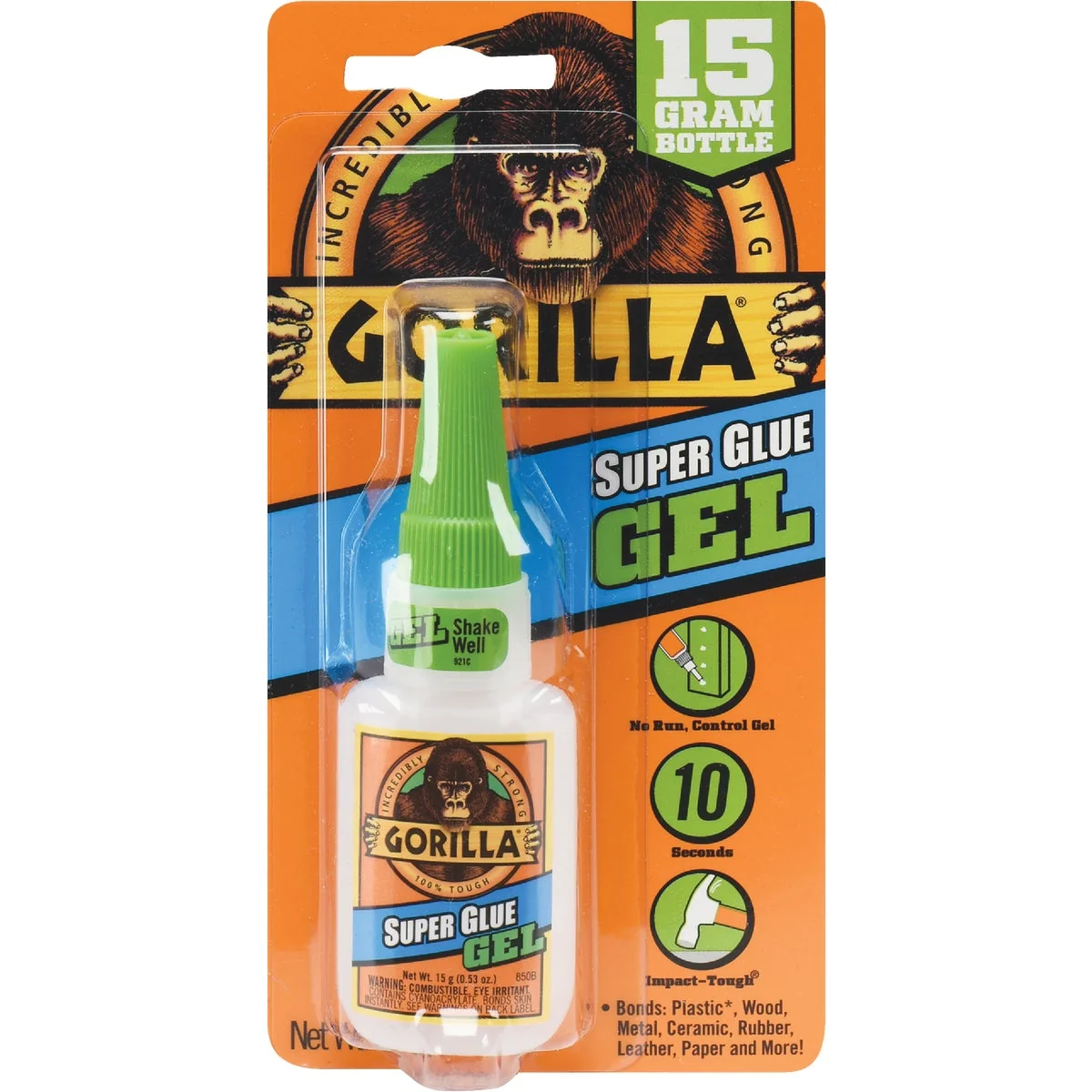Next-Generation Gorilla 0.53 Oz. Super Glue Gel High-Quality