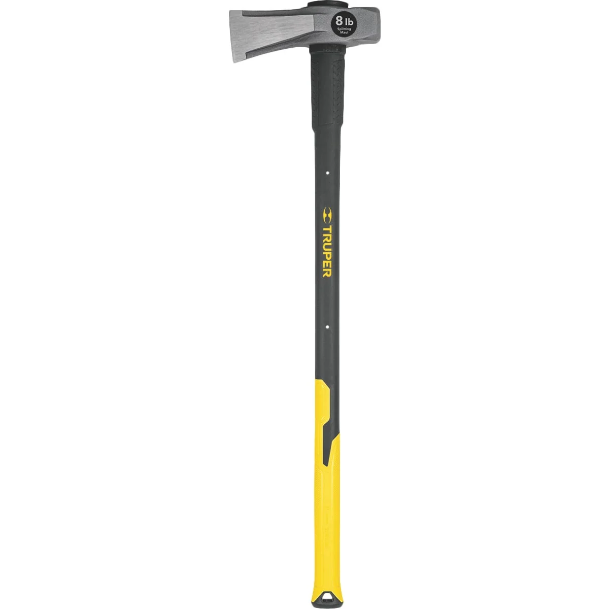 Efficient Truper 8 Lb. Splitting Maul with Sledge Side and 36 In. Fiberglass Handle Traditional