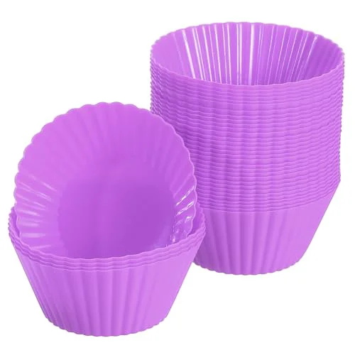 Top-Quality 36Pcs Silicone Cupcake Liners 36 Count Flexible
