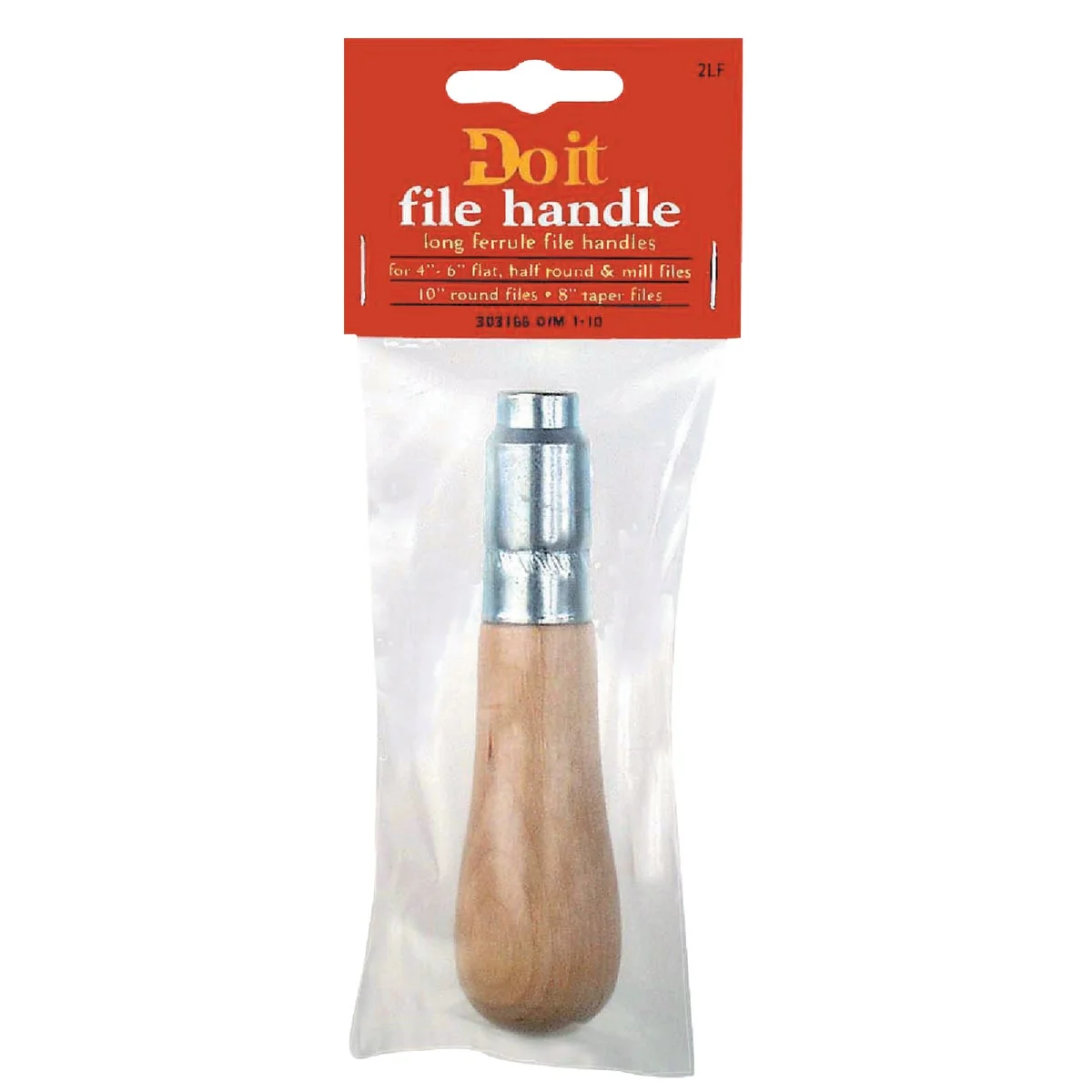 Lightweight Do it Long Ferrule 4-1 2 In. L Wood File Handle for 6 to 8 In. File Eco-Friendly