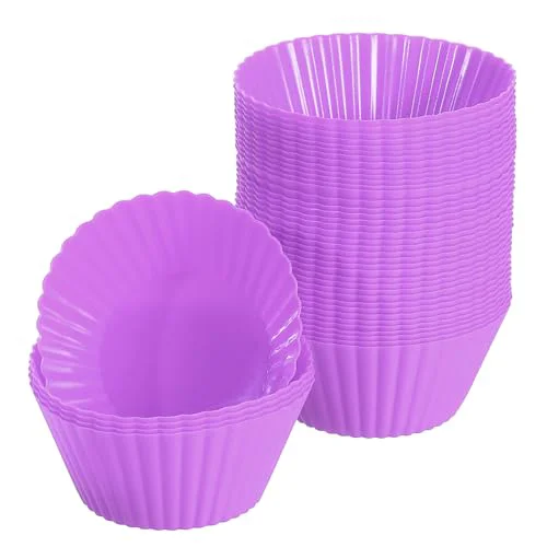 High-End 42Pcs Silicone Cupcake Liners 42 Count Reliable