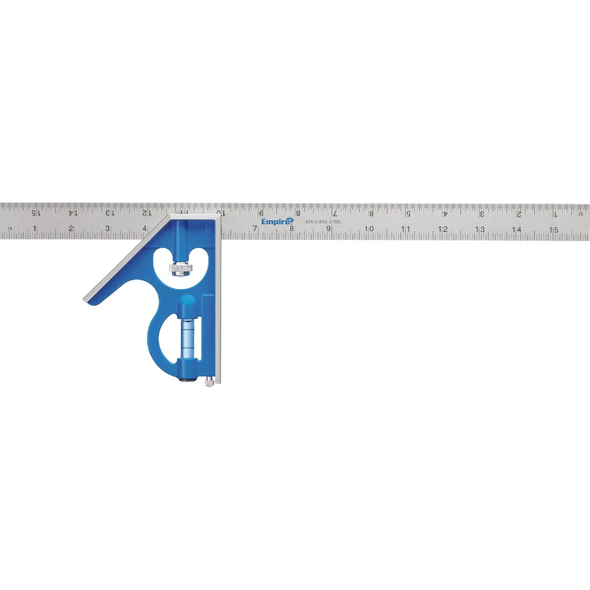 High-Grade Empire True Blue 16 In. English Heavy-Duty Professional Combination Square Practical