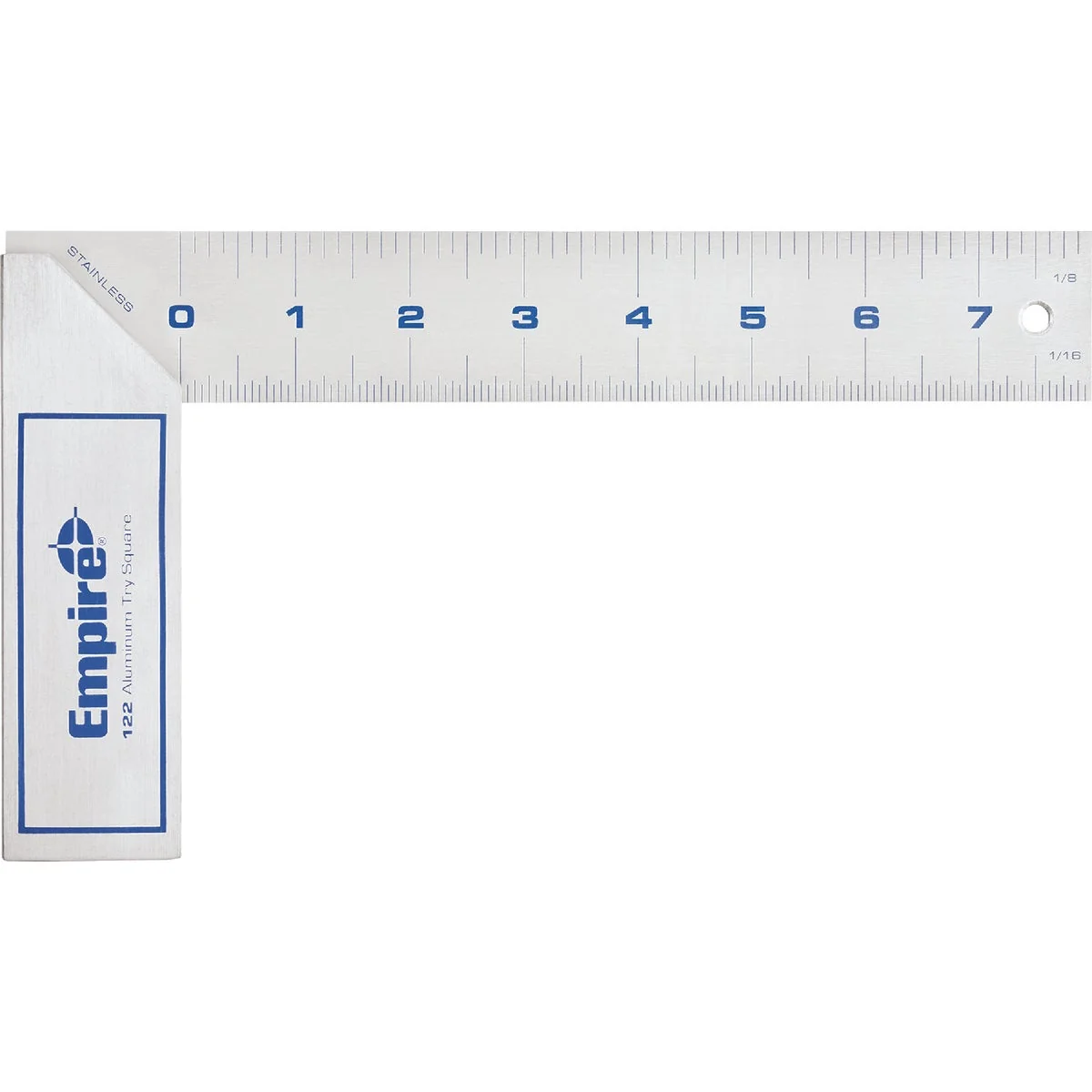 Smart Empire True Blue 8 In. L English Heavy-Duty Try Square Carefully Designed