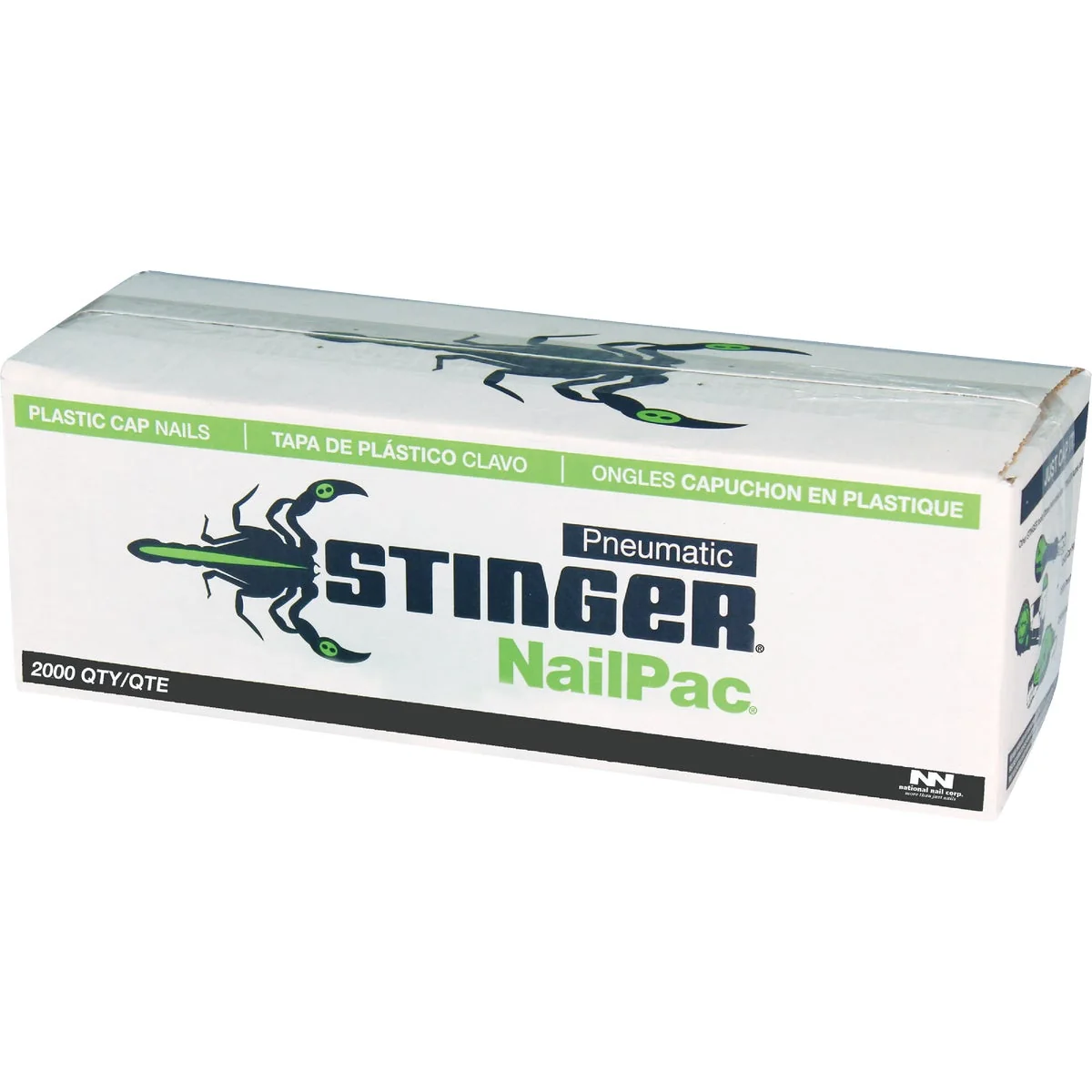 High-End Stinger NailPac 1 In. Roofing Nails with Caps Environmentally Friendly