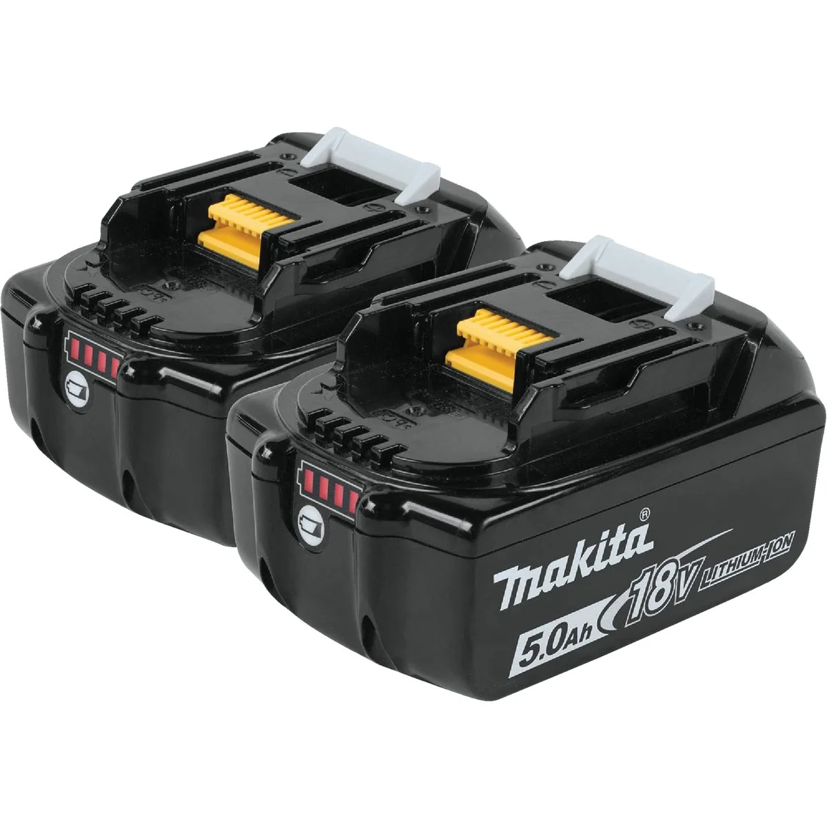 Superior Makita 18 Volt LXT Lithium-Ion 5.0 Ah Tool Battery 2-Pack Long-Lasting