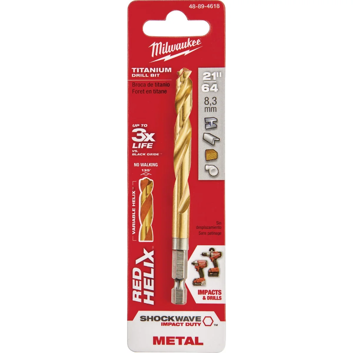 Healthy Milwaukee Shockwave Impact Duty 21 64 In. Titanium Hex Shank Drill Bit Contemporary