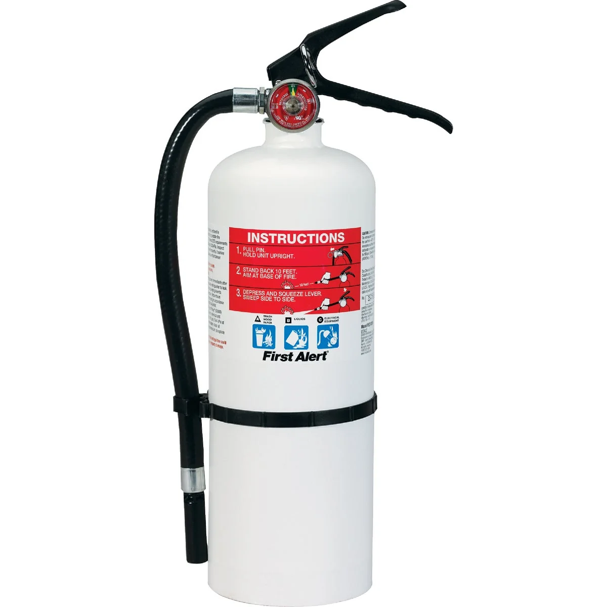 First-Class First Alert 2-A 10-B C Rechargeable Heavy-Duty Home Fire Extinguisher Environmentally Friendly