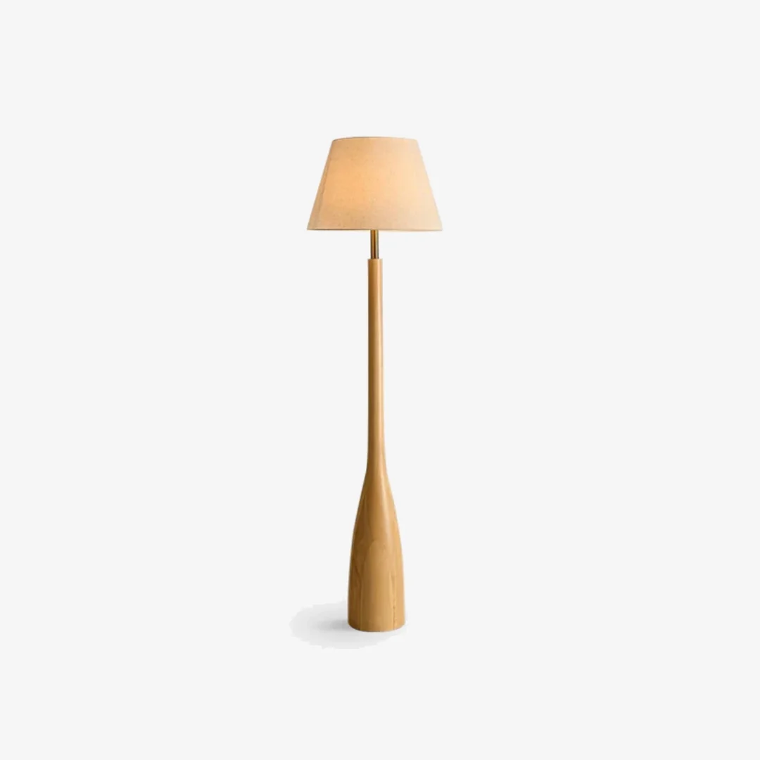 Flexible Vintage houten vloerlamp Trusted