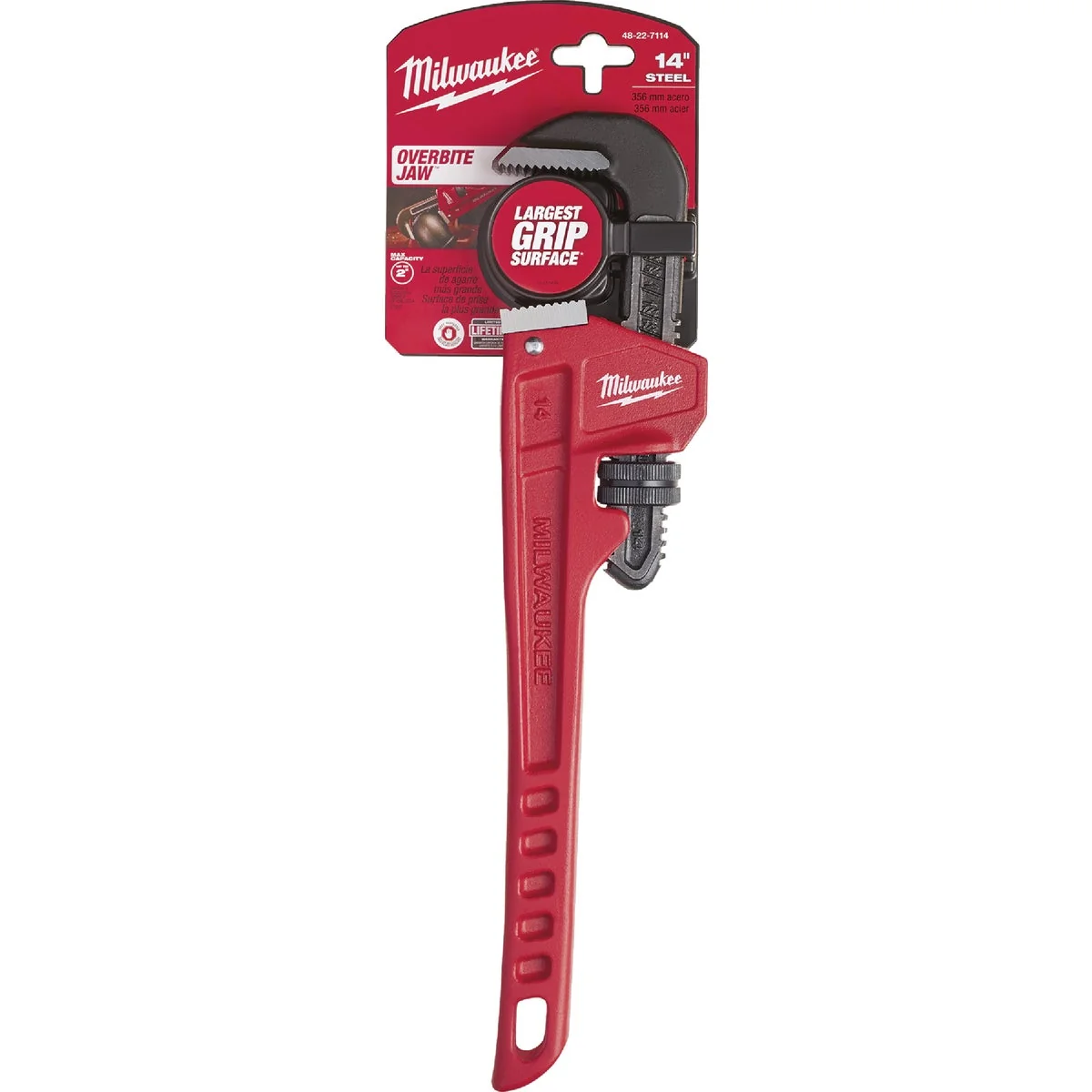 Comfortable Milwaukee 14 In. Steel Pipe Wrench Top-Quality