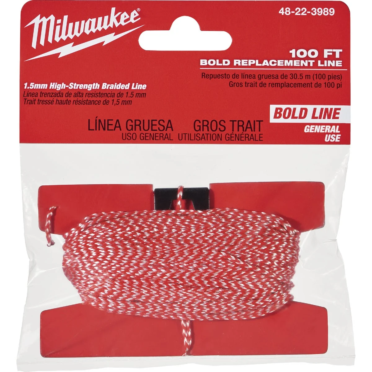 Traditional Milwaukee 100 Ft. Braided Nylon Bold Chalk Line Refined