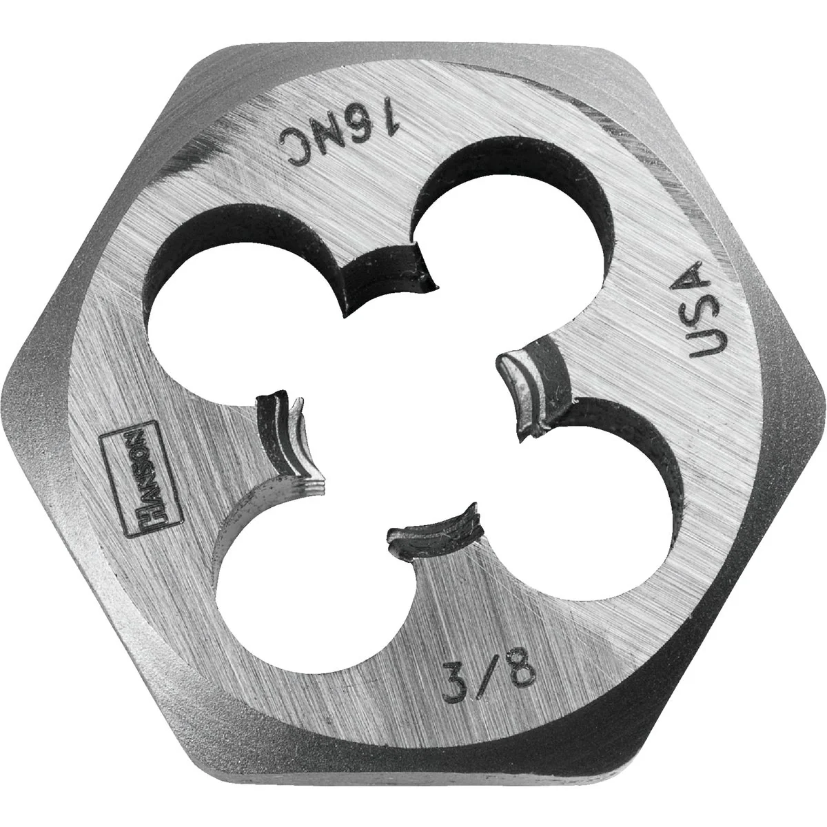 Superior Century Drill Tool 3 8-16 National Coarse 1 In. Across Flats Fractional Hexagon Die Enhanced