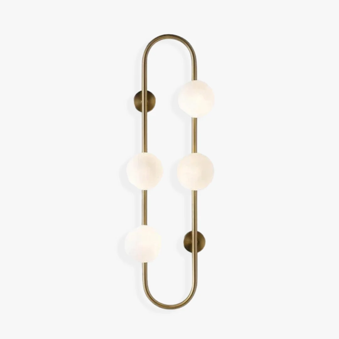 Selected Ovale glazen bol wandlamp Reliable