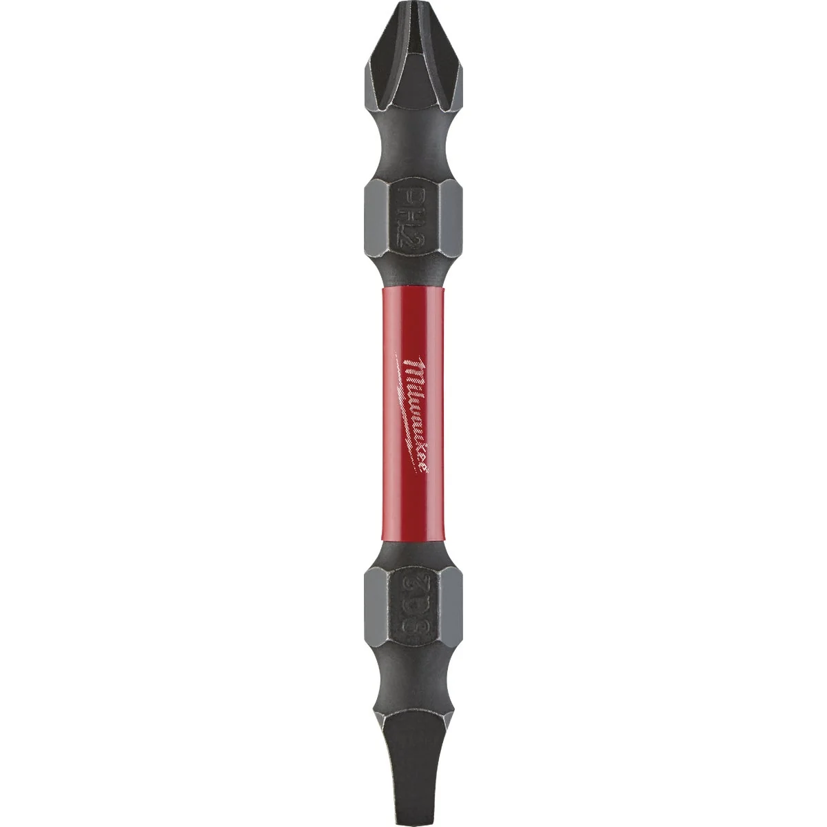 Solid Milwaukee Shockwave 2 Phillips and 2 Square Recess Power Double-End Screwdriver Bit Trusted
