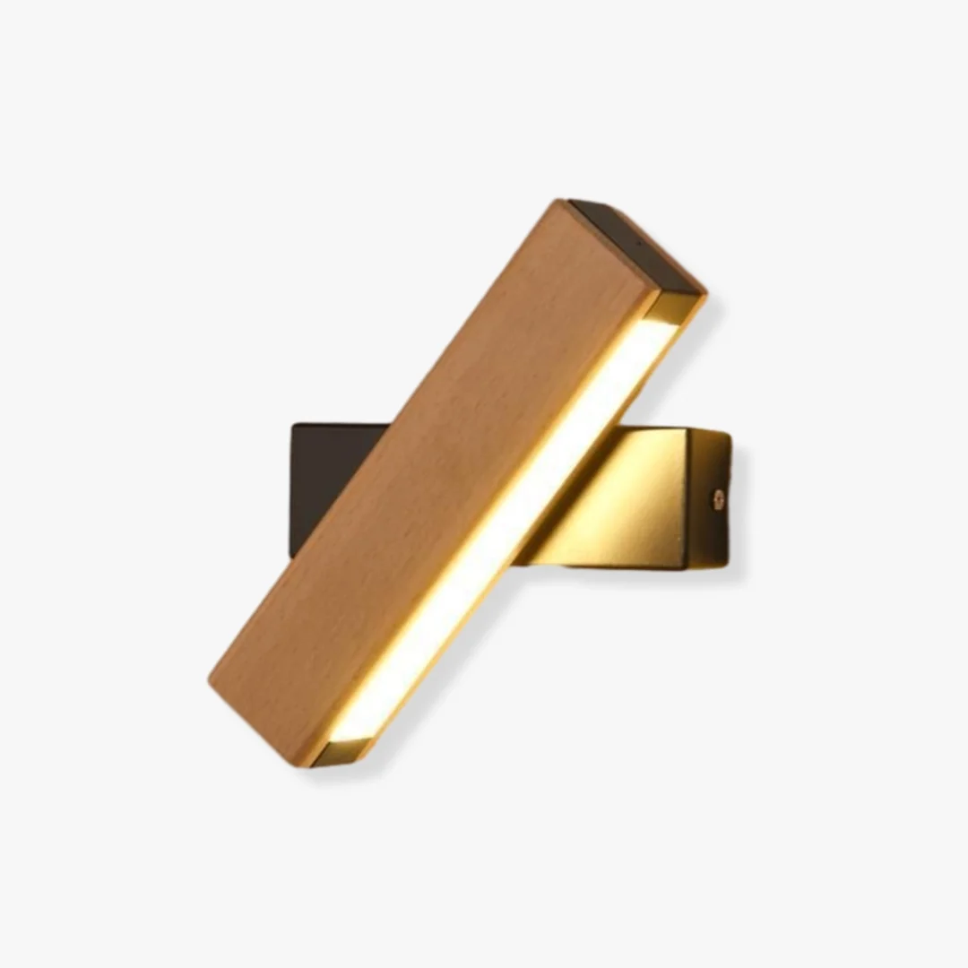 Trendy Houten draaibare wandlamp Next-Generation