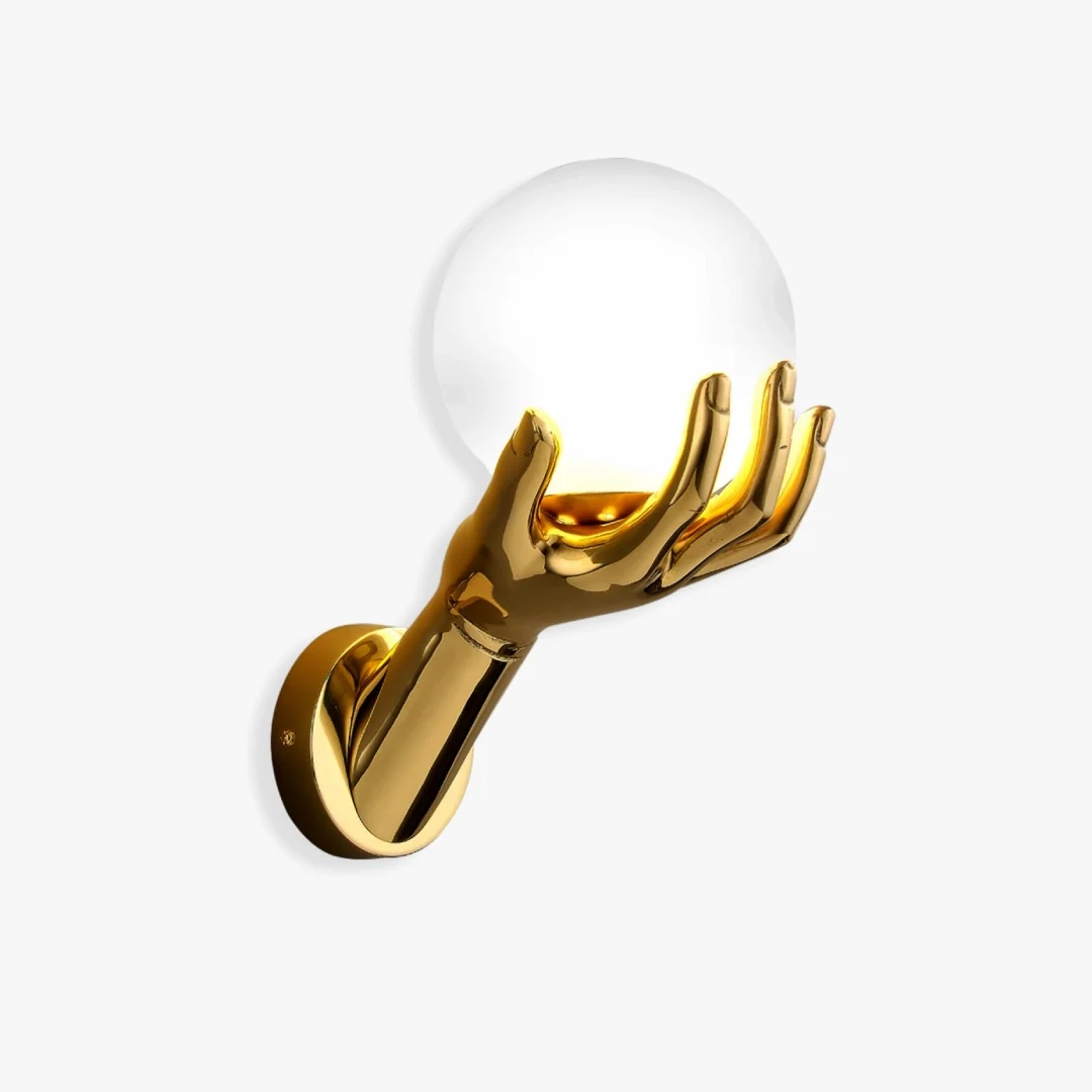 Exceptional Koperen handwandlamp Enhanced