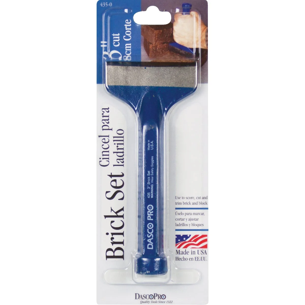 Durable Dasco 3 In. x 7 In. Steel Brick Set First-Class