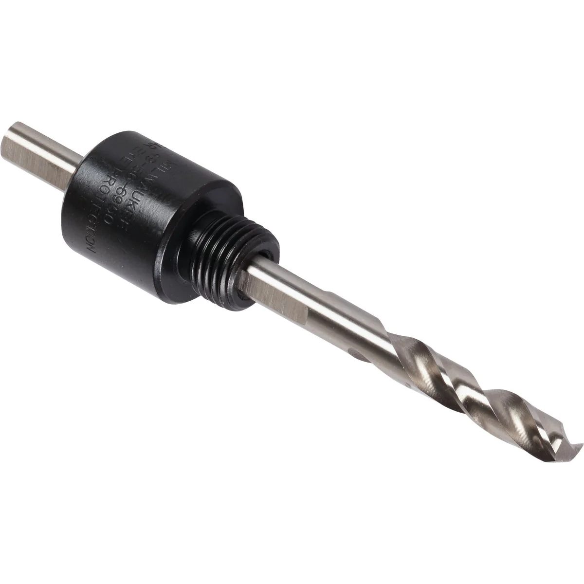 Authentic Milwaukee 1 4 In. Round Shank Basic Hole Saw Mandrel Fits Hole Saws up to 1-3 16 In. Modern
