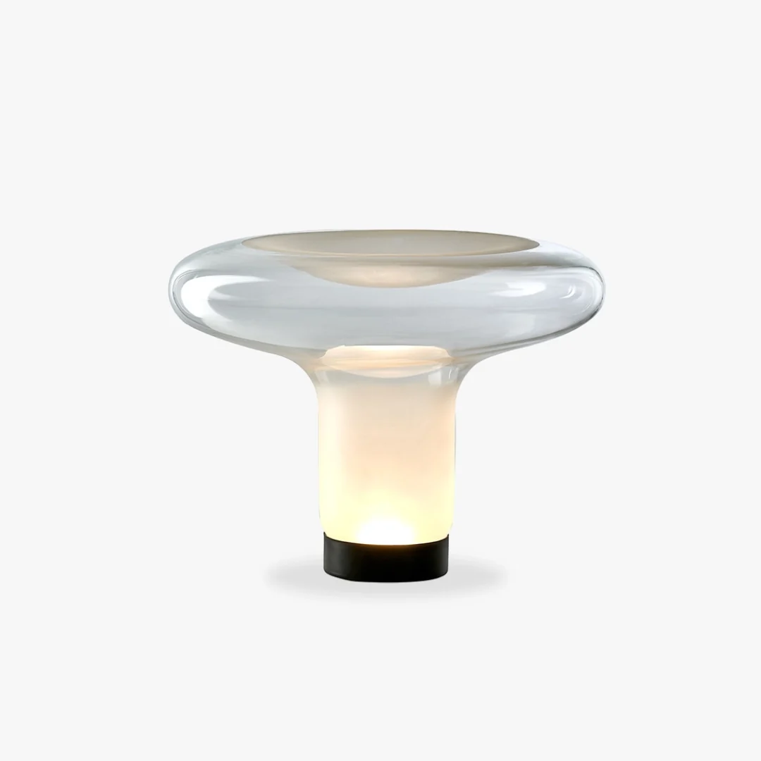 Functional Italiaanse glazen tafellamp Long-Lasting