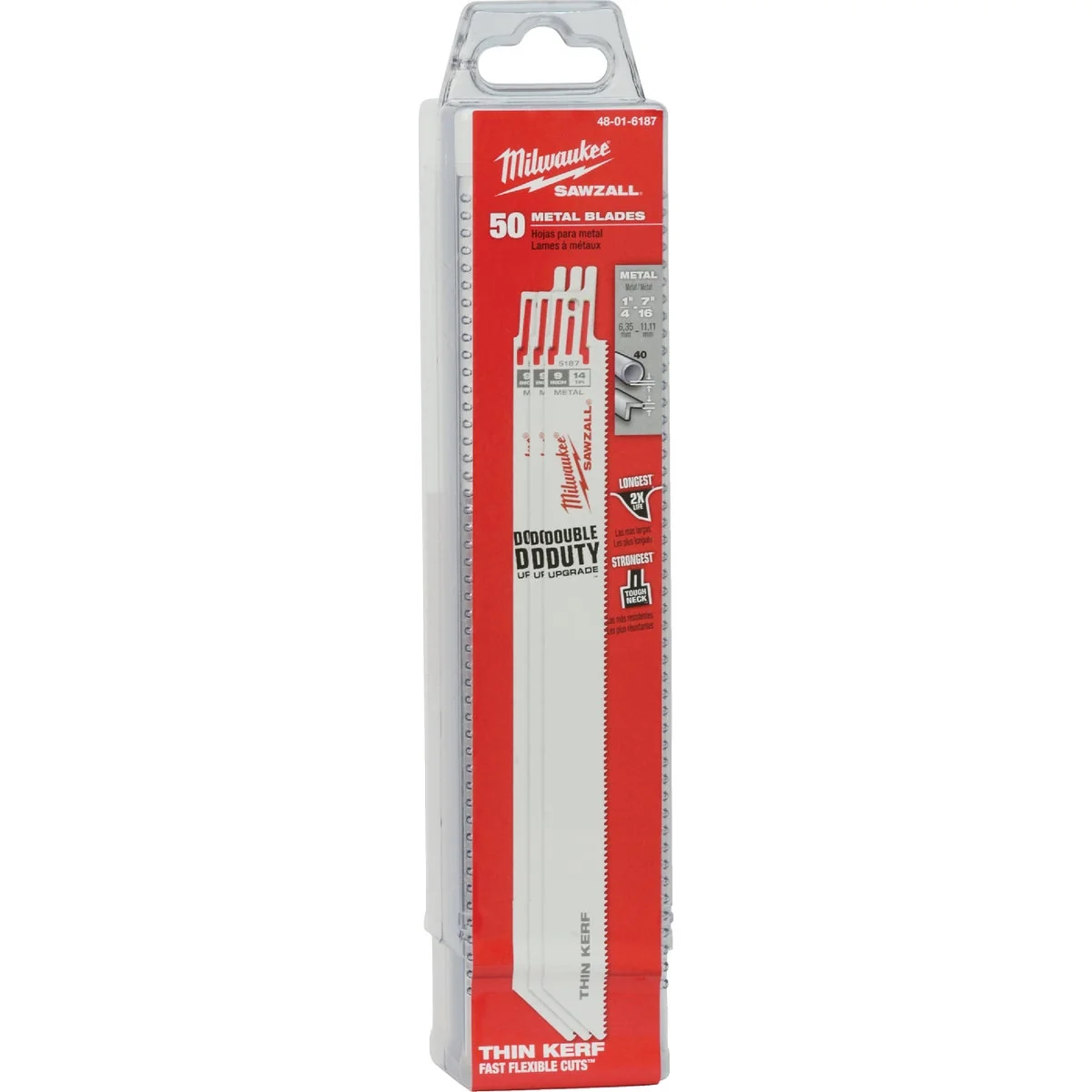 Flexible Milwaukee Sawzall 9 In. 14 TPI Metal Reciprocating Saw Blade 50-Pack Luxury
