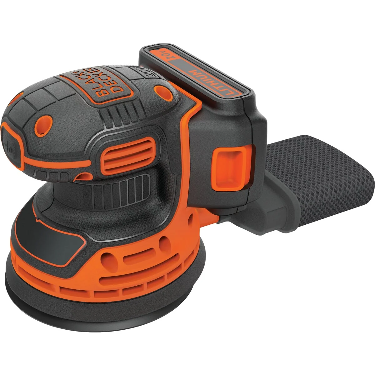 Secure Black Decker 20-Volt MAX Lithium-Ion Random Orbit Cordless Finish Sander Kit Next-Generation