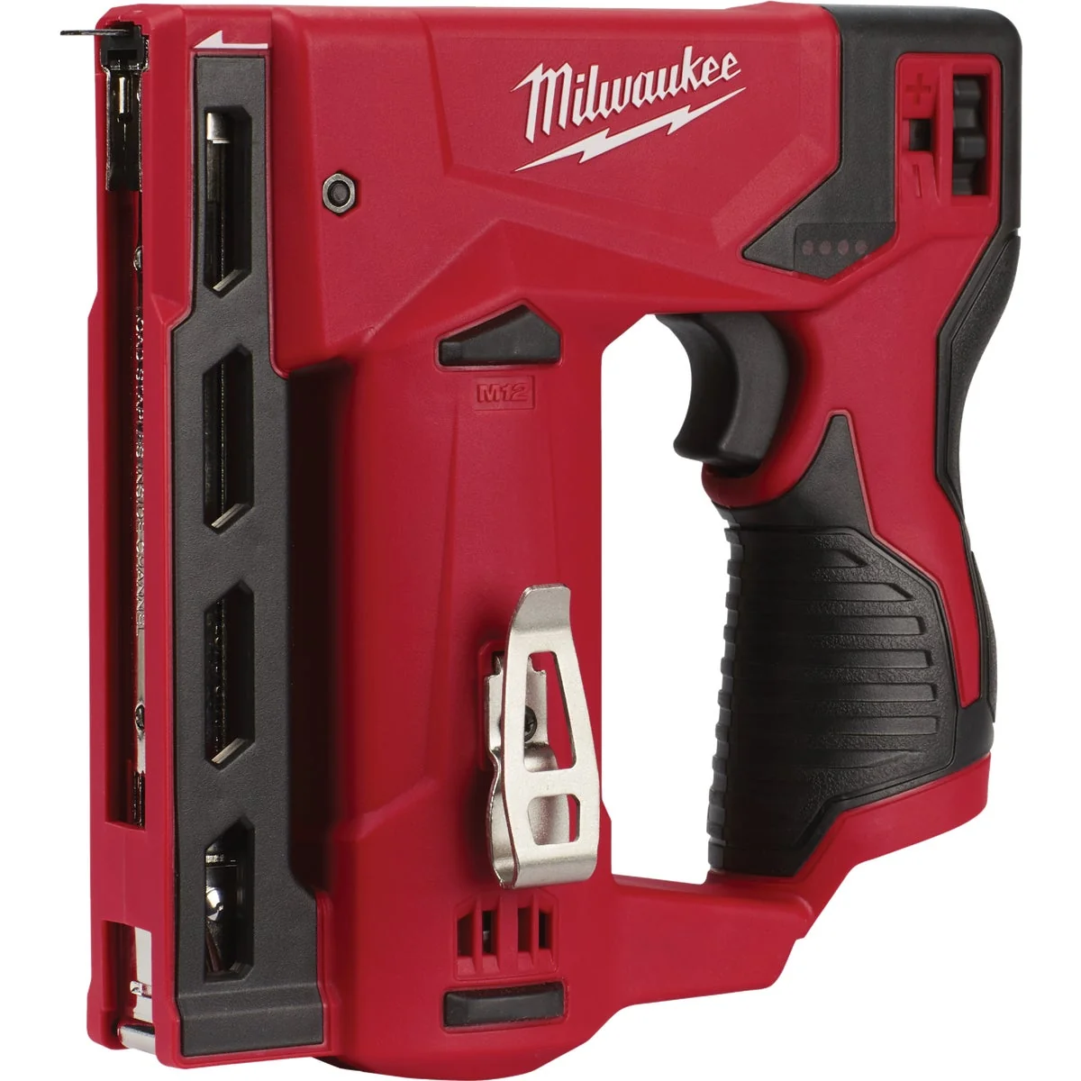Recyclable Milwaukee M12 12 Volt Lithium-Ion 3 8 In. Crown Cordless Finish Stapler Bare Tool First-Class