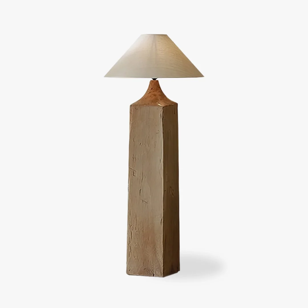 Clean Houten stapelvloerlamp Organic