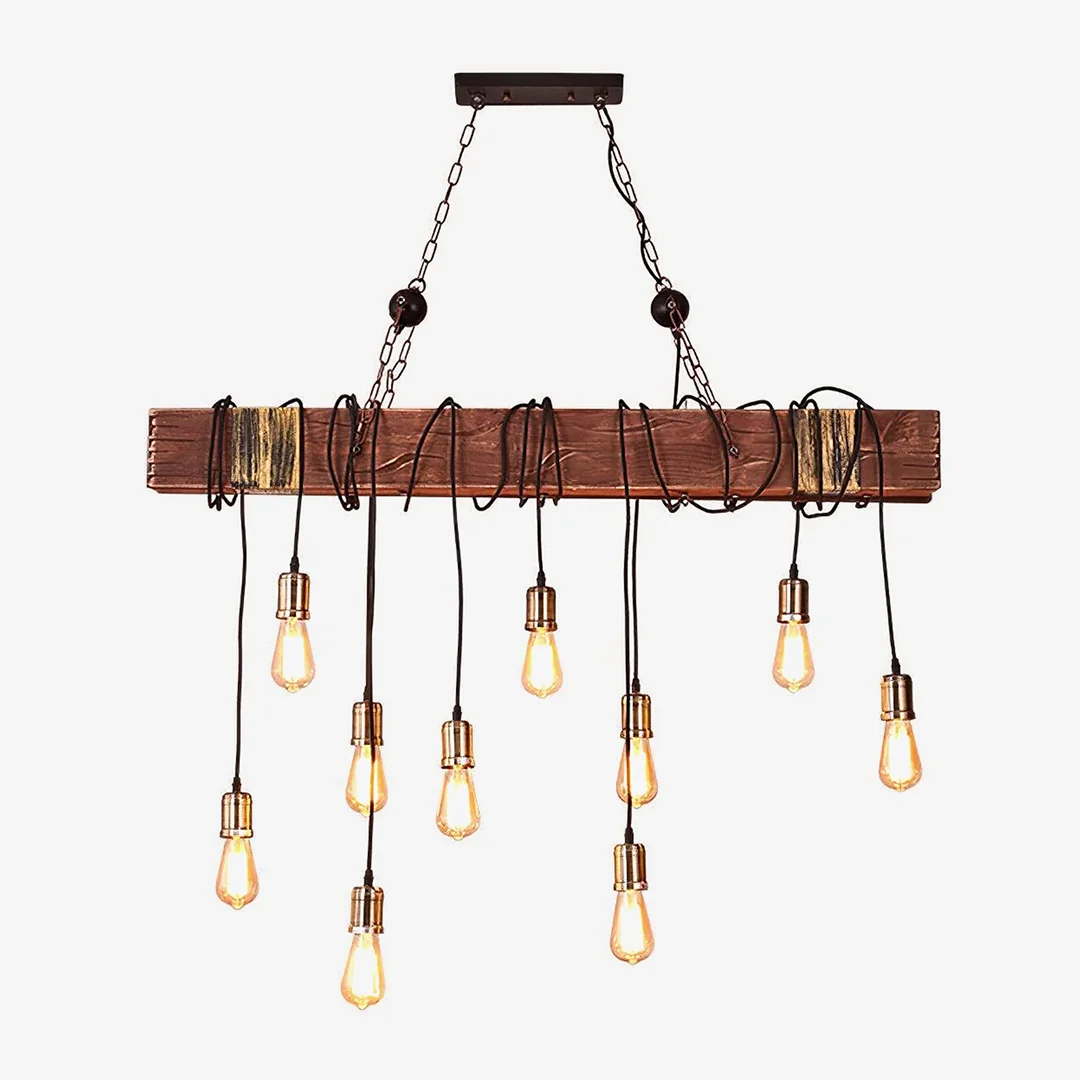 Trusted Vintage hangende kroonluchter met meerdere koppen Detailed