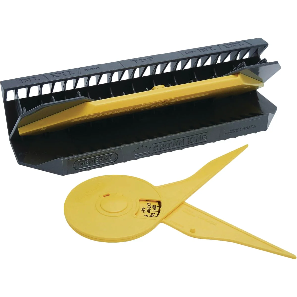 Dependable General Tools E-Z Pro Crown King Crown Mold Jig with Protractor Sophisticated