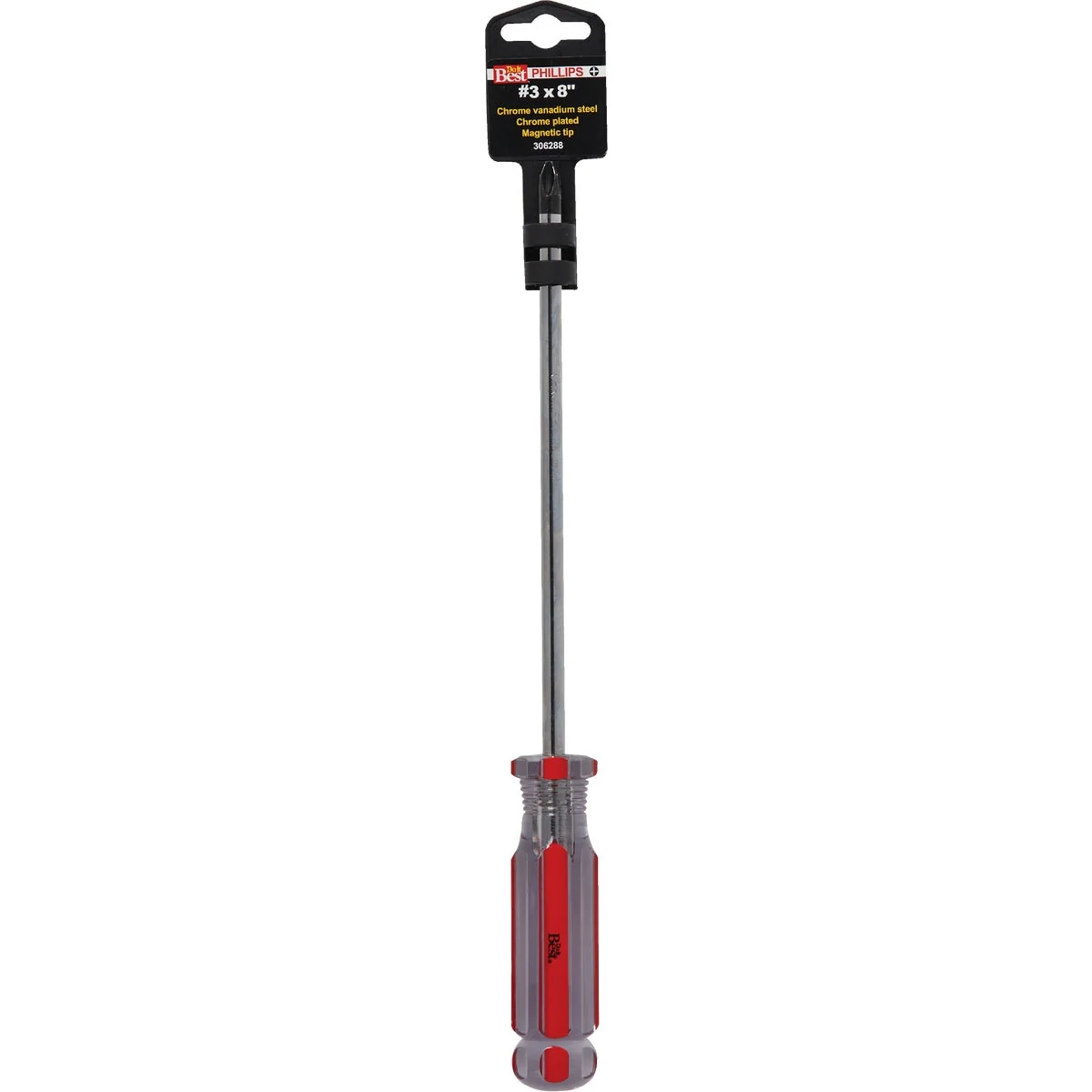 Premium Material Do it 3 x 8 In. Phillips Screwdriver with Acetate Handle Lightweight