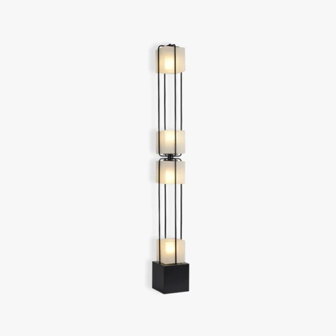 Exclusive Eenvoudige glazen vloerlamp Optimized