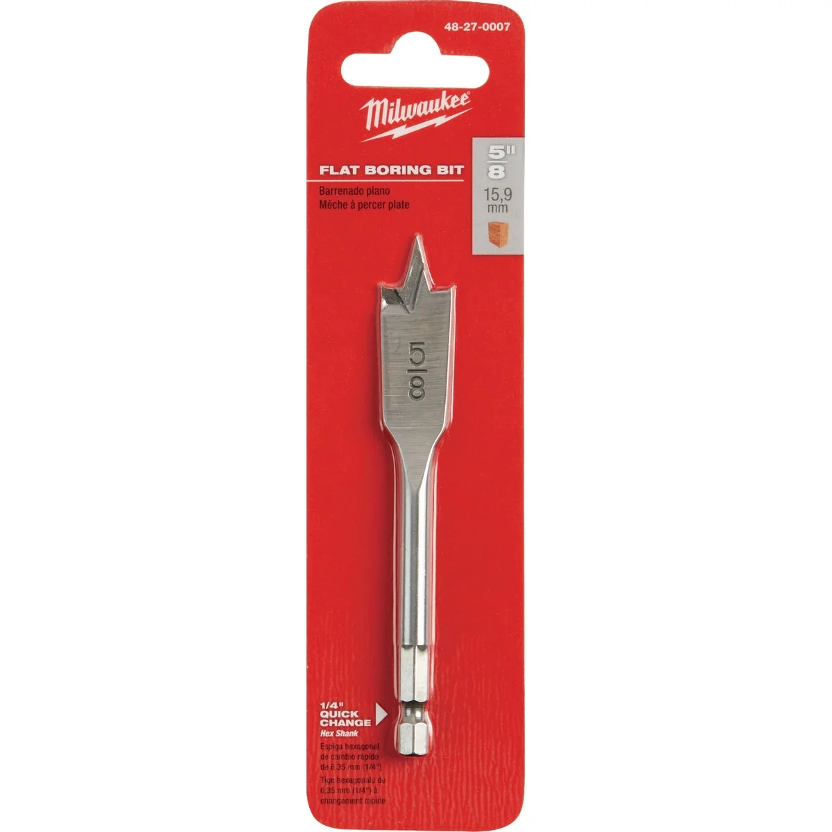 Smart Milwaukee 5 8 In. x 4-1 2 In. Spade Bit Responsible