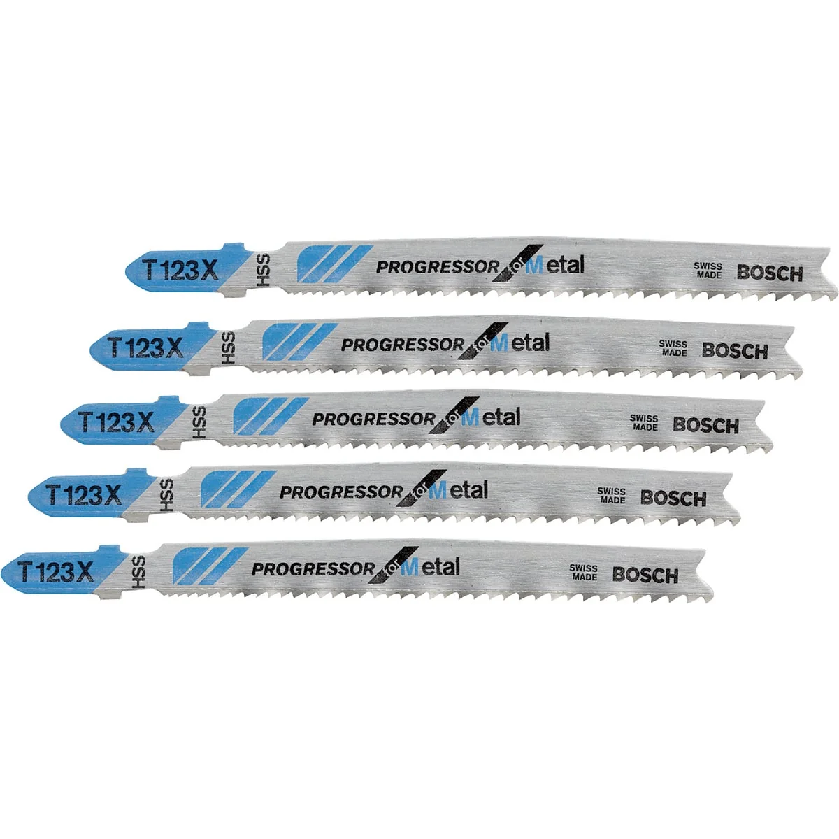 Dependable Bosch T-Shank 4 In. x 10-24 TPI High Speed Steel Jig Saw Blade Progressor for Metal 5-Pack Environmentally Friendly