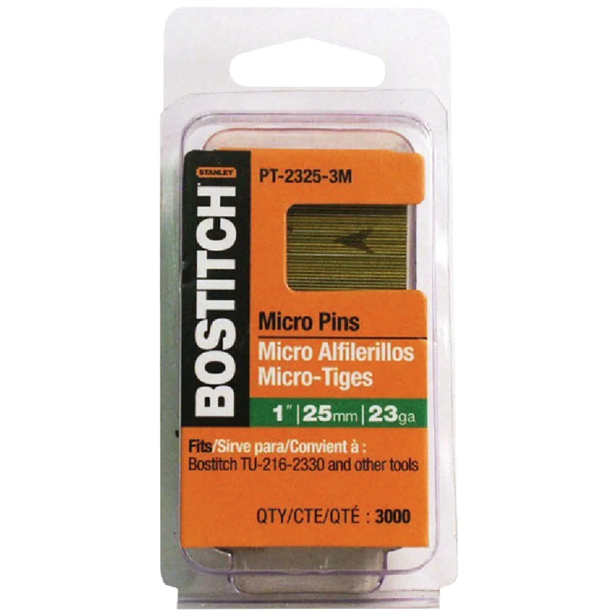 High-Grade Bostitch 23-Gauge Coated Pin Nail 1 2 In. 3000 Ct. Minimalist