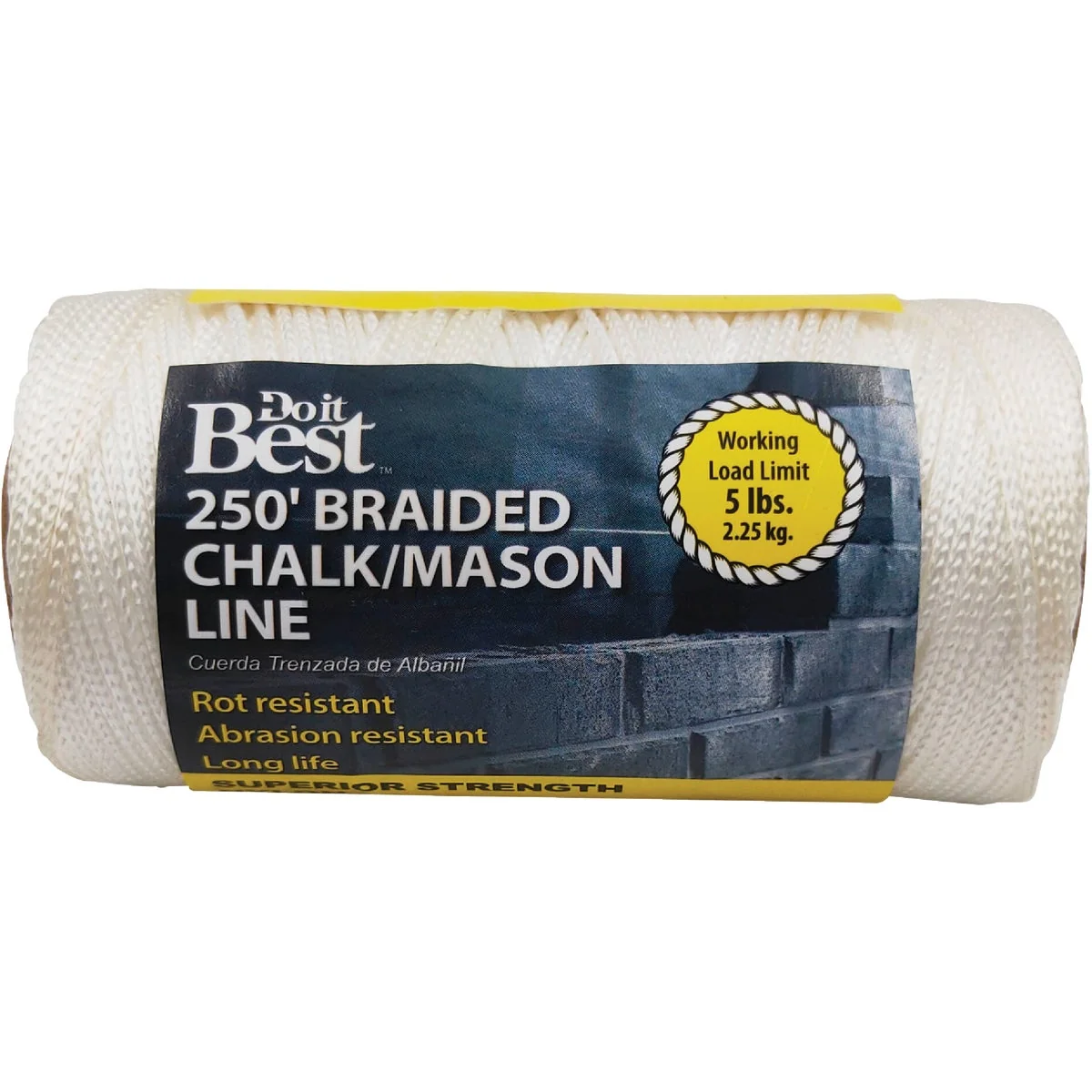 Sustainable Do it 250 Ft. Braided Nylon Chalk Mason Line Fine Crafted