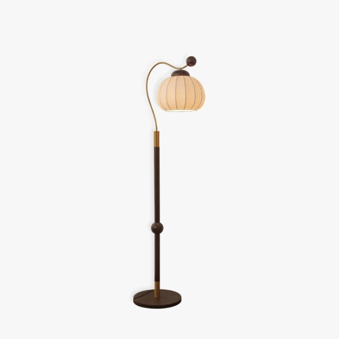 Prestigious Franse Pompoen Vloerlamp Original