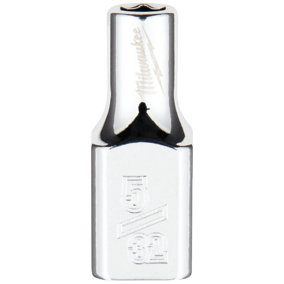 Verified Milwaukee 1 4 In. Drive 5 32 In. 6-Point Shallow Standard Socket with FOUR FLAT Sides Minimalist