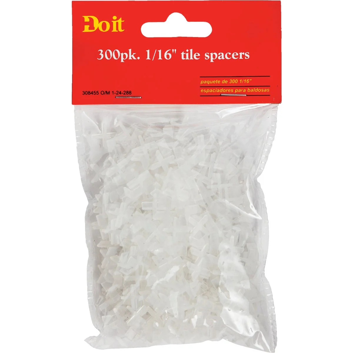 Carefully Designed Do it 1 16 In. White Hard Tile Spacers 300-Pack Modern