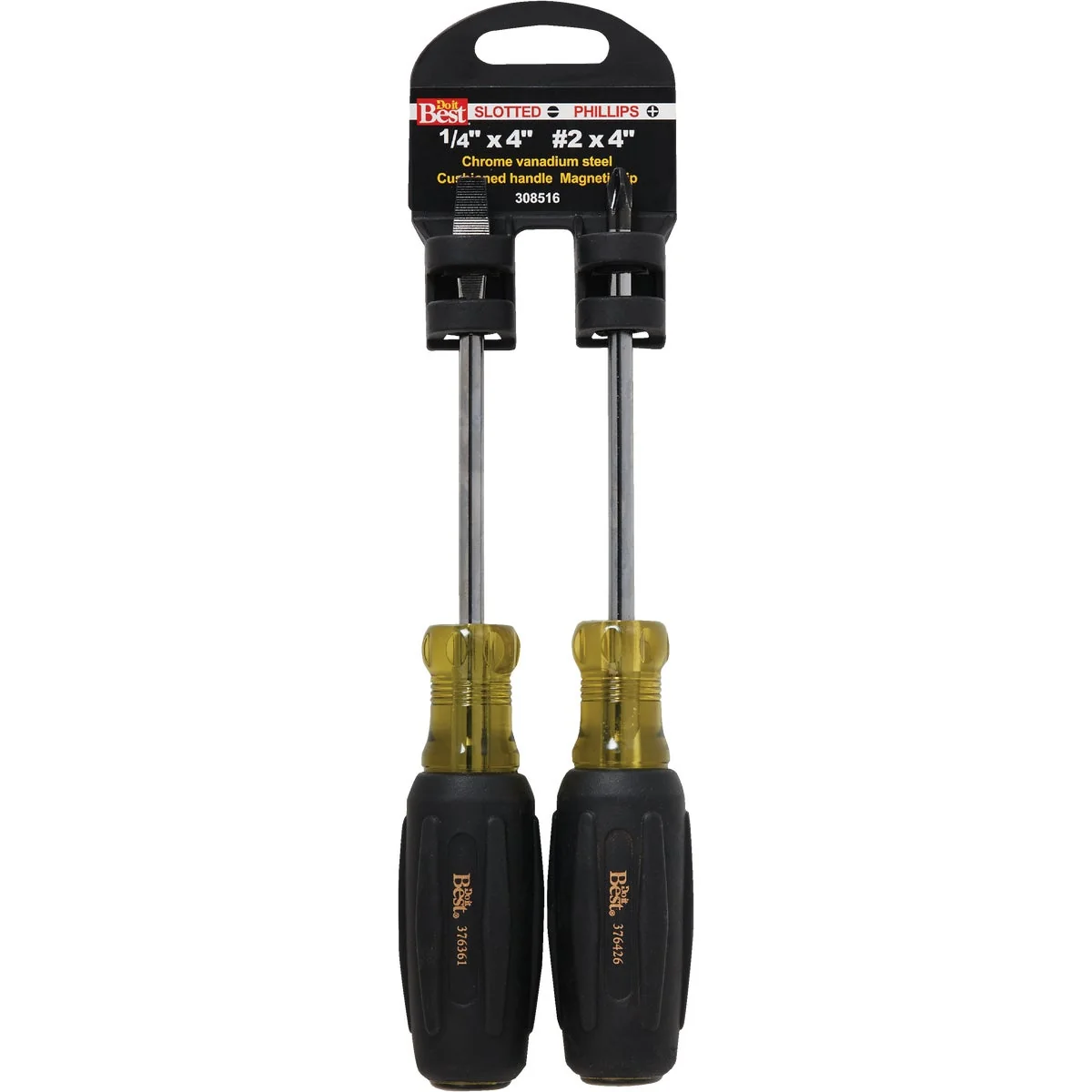 Lightweight Do it Slotted Phillips Screwdriver Set 2-Piece Solid
