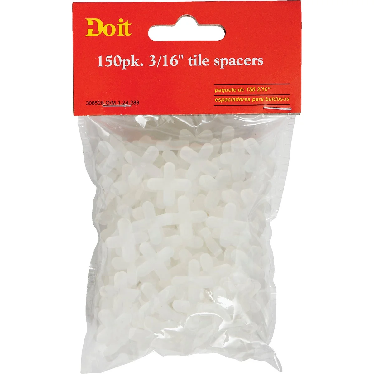 Healthy Do it 3 16 In. White Hard Tile Spacers 150-Pack High-Quality