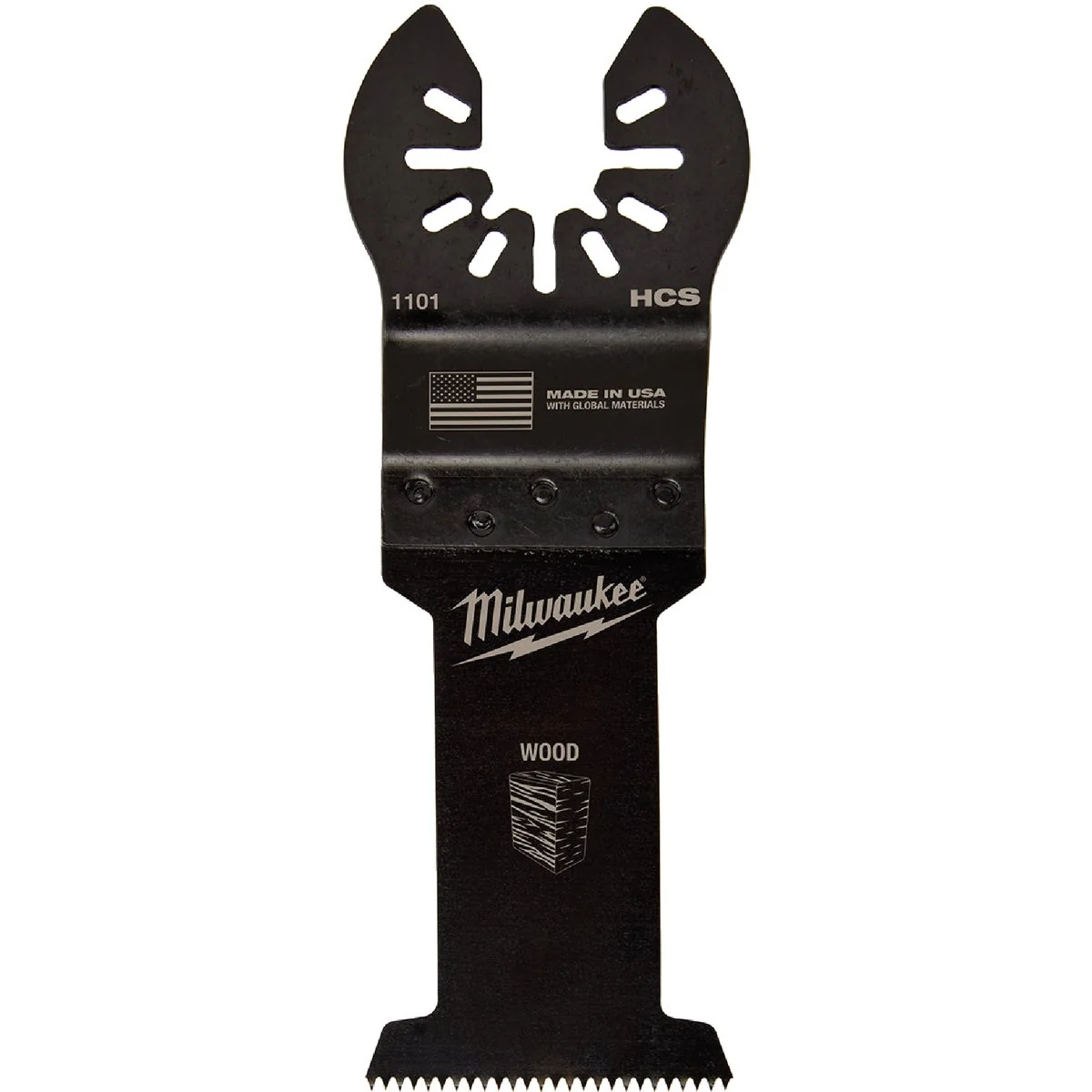 Clean Milwaukee OPEN-LOK 1-3 8 In. HCS Wood Oscillating Blade Selected