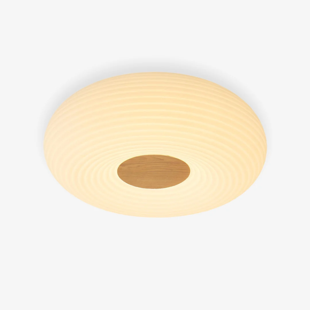 Easy-to-Use Ronde crèmekleurige plafondlamp Trendy