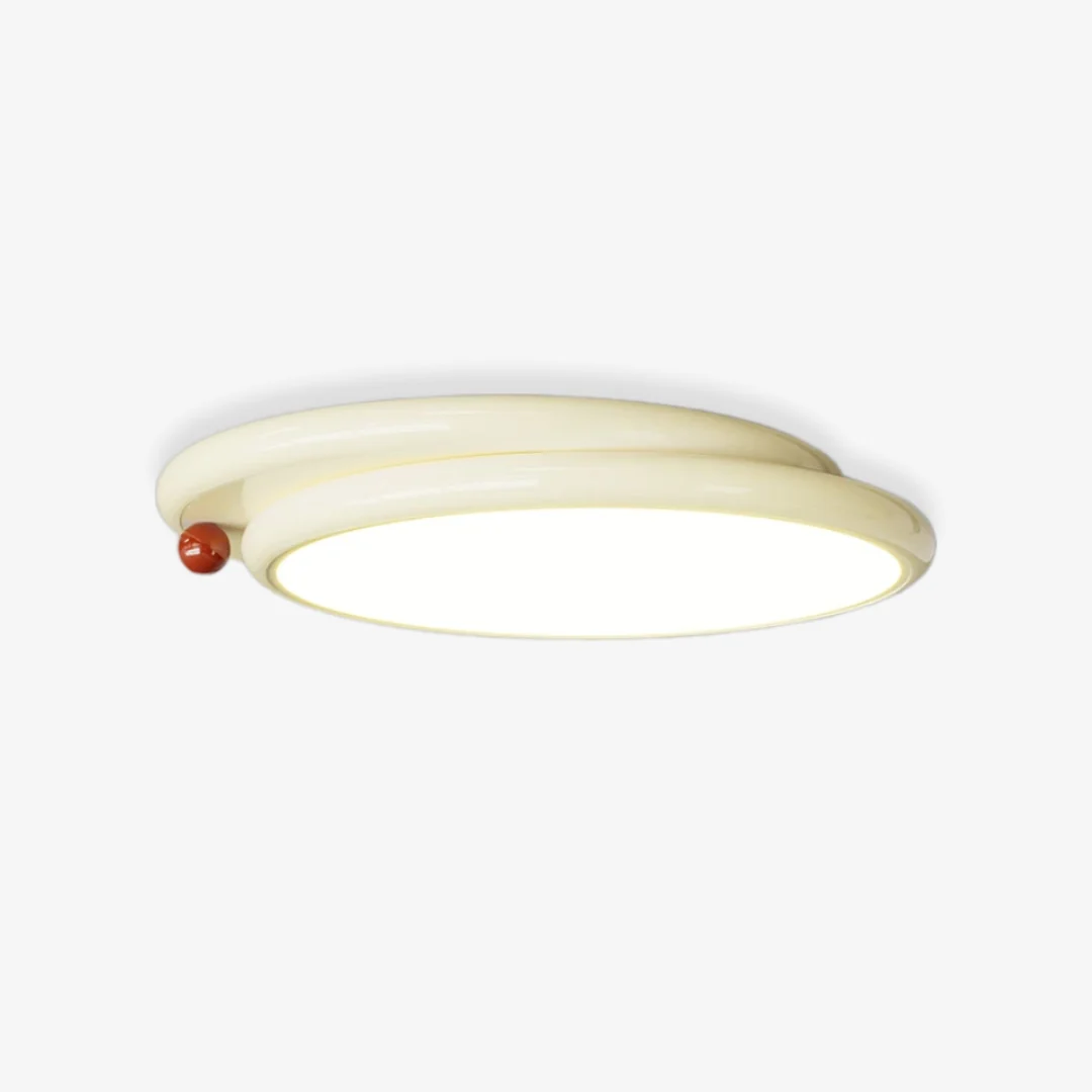 Fine Scandinavische crèmekleurige plafondlamp Consistent