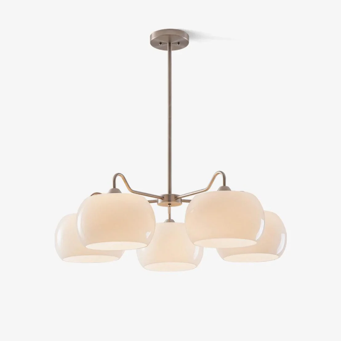 Genuine Nikkelglas Persimmon kroonluchter Fashionable