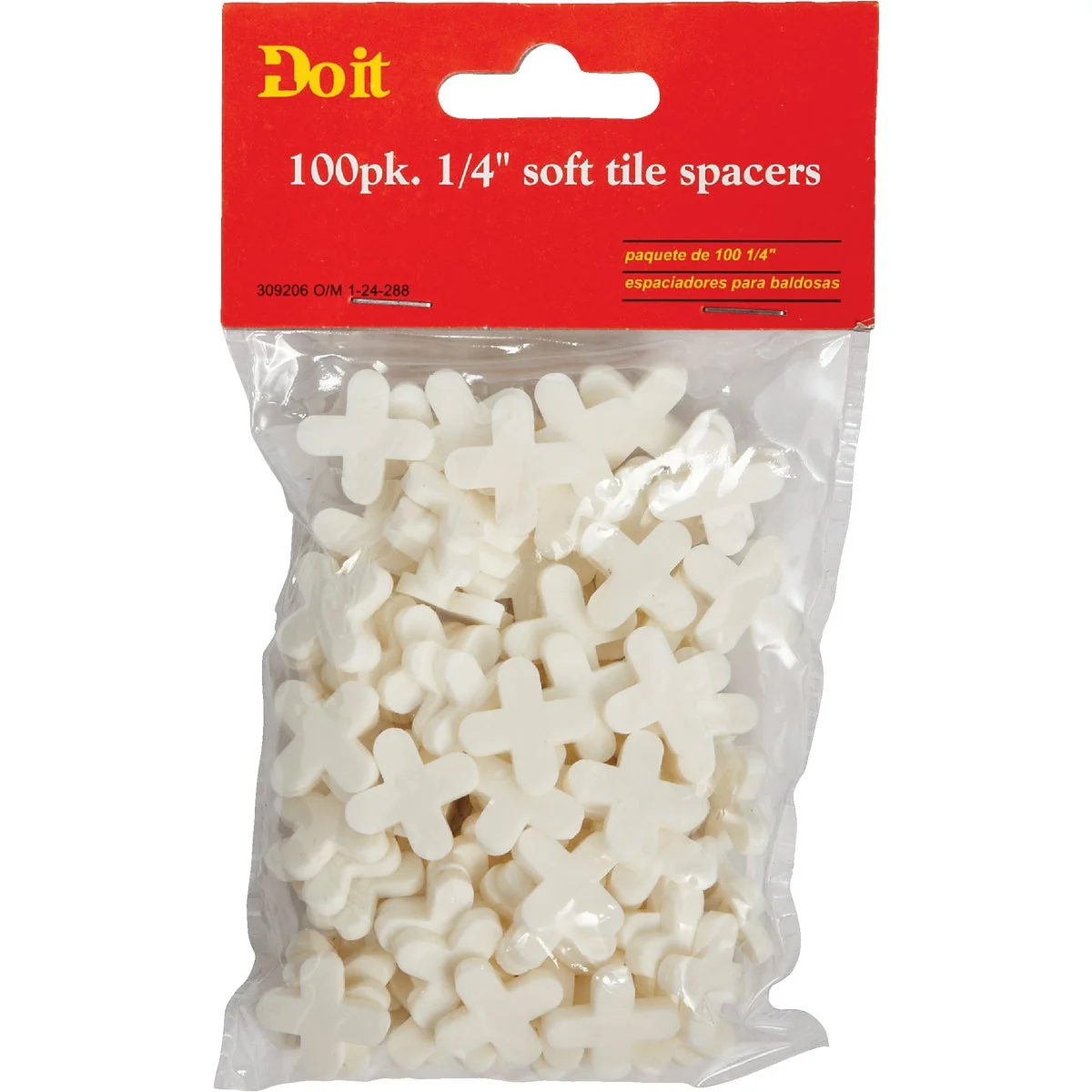 Professional Do it 1 4 In. White Soft Tile Spacers 100-Pack Specialty